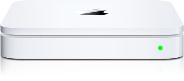 Apple's Time Capsule hardware. Could it be getting a refresh at the show with Lion-only features?