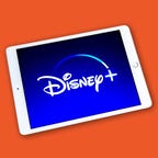 Disney Plus logo on an ipad