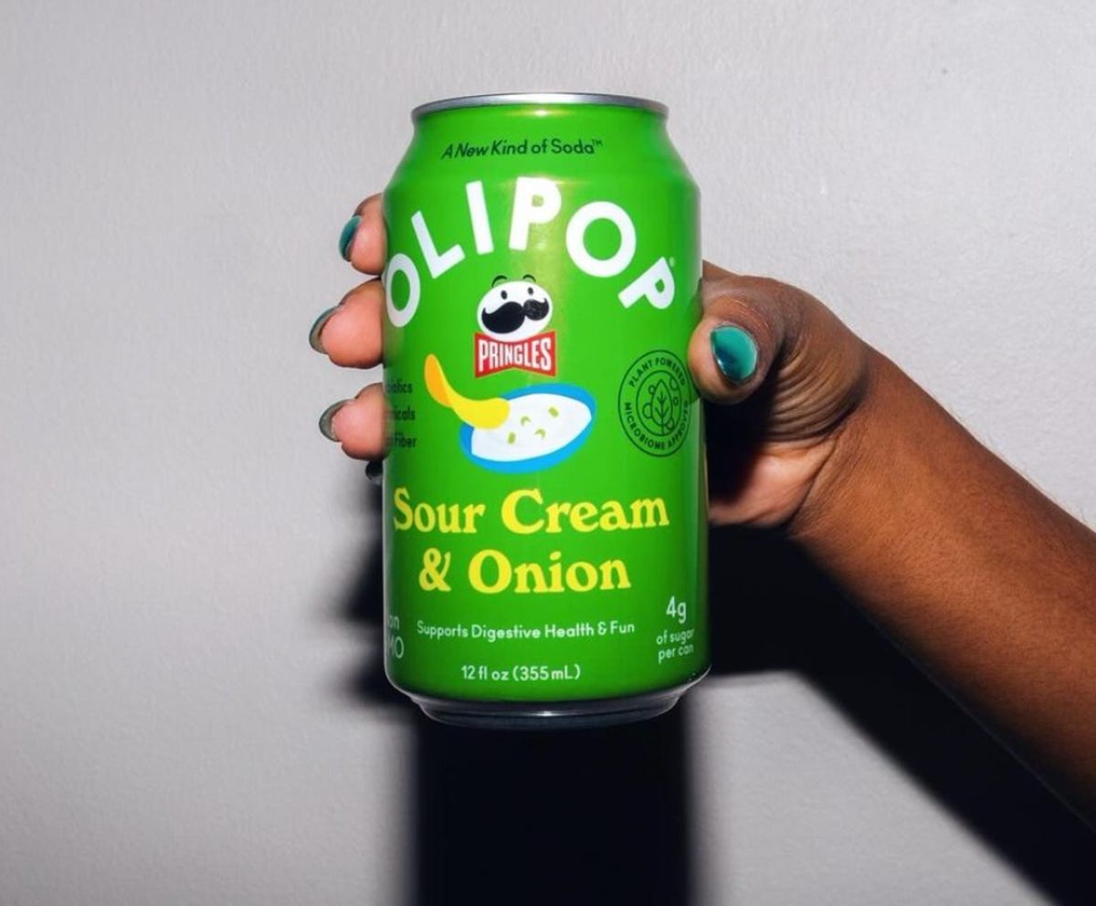Sour cream and onion soda fake can