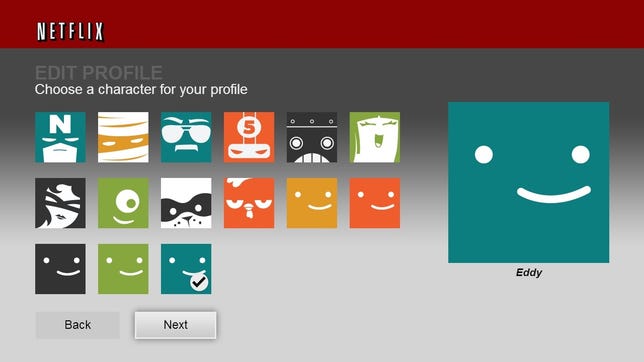A PS3 screenshot of profiles icons