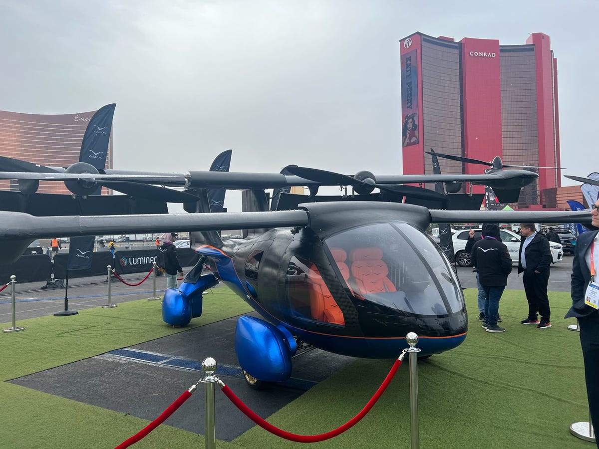 Aska A5 flight processing at CES 2023 for the first time