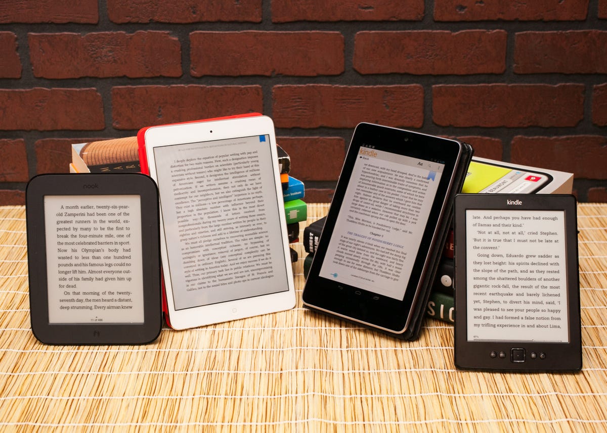 Kindle, Nook, iPad, Nexus 7