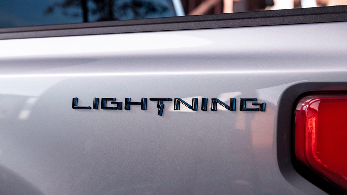 Ford F-150 Lightning badge teaser