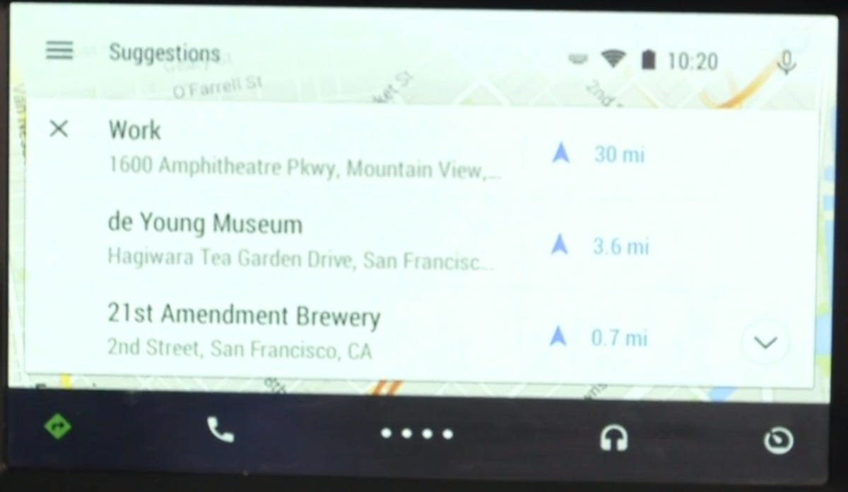Android Auto at i/o 2014