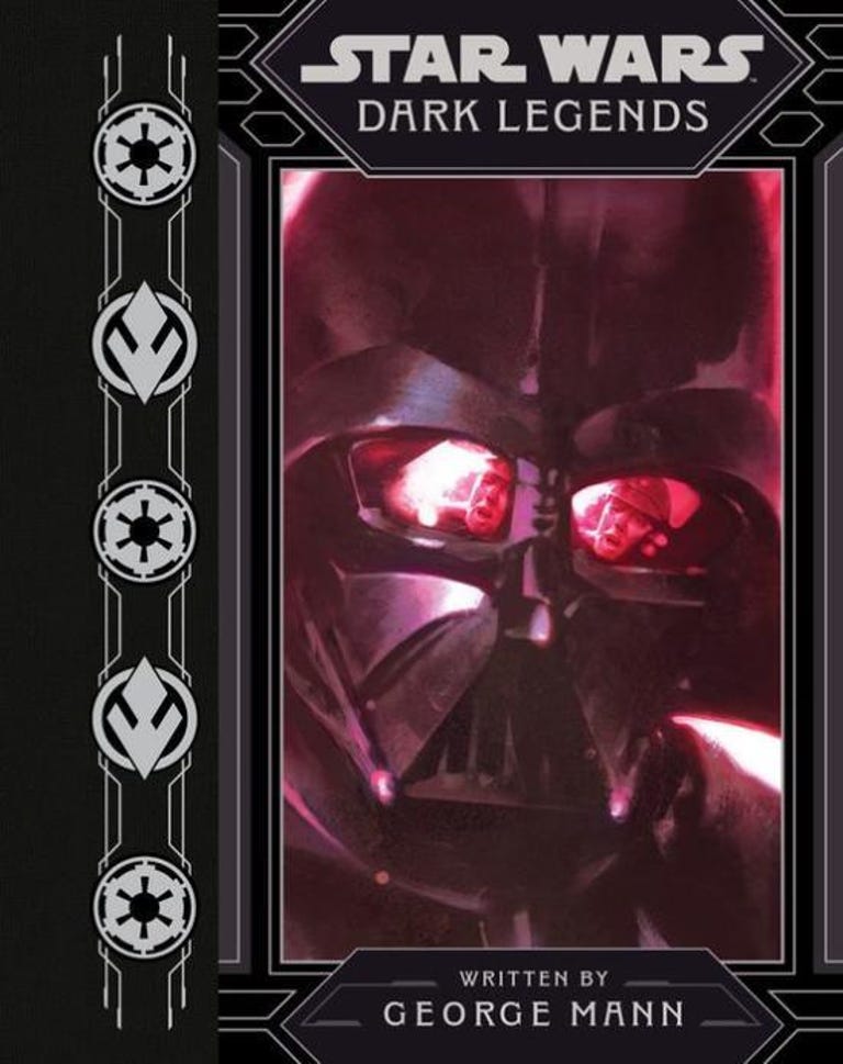 Darth Vader on the cover of Star Wars: Dark Legends.