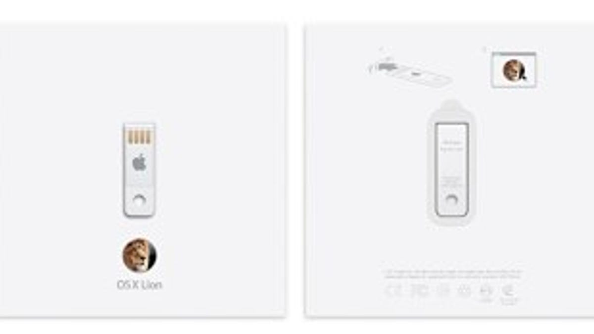 Apple's OS X Lion USB Thumb Drive.