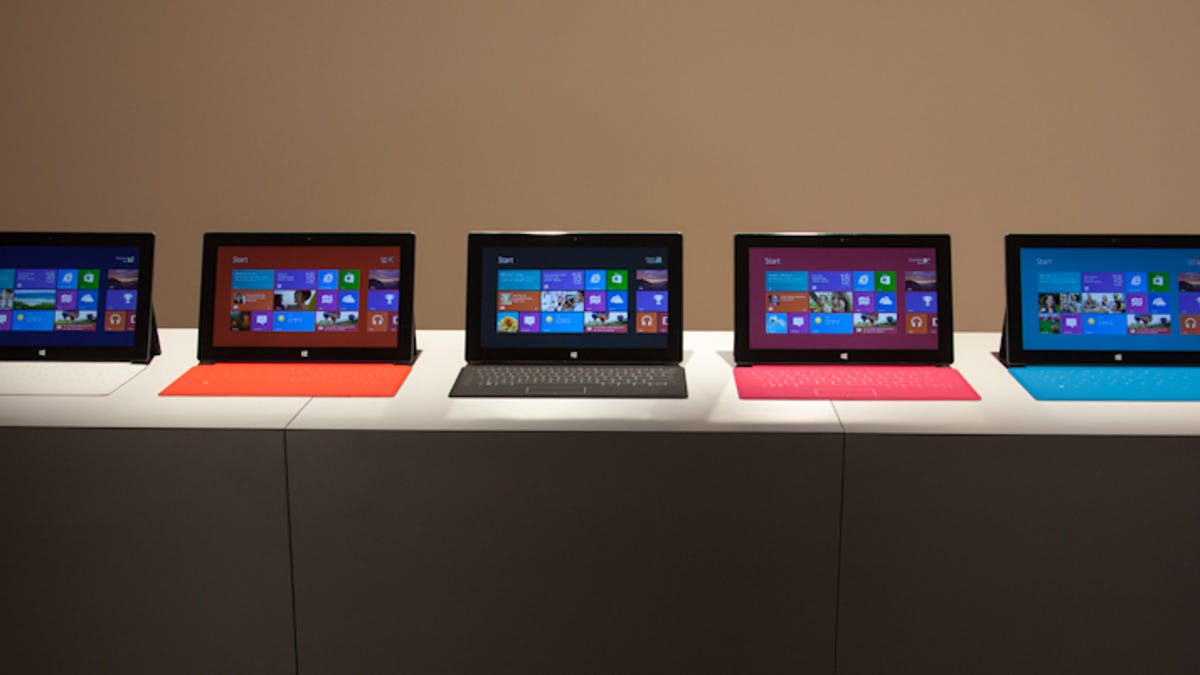 Microsoft Surface tablets