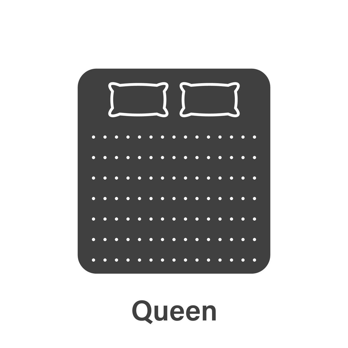 Design of a queen bed.