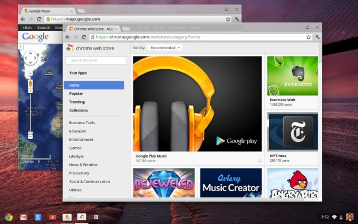 The new look for Chrome OS.