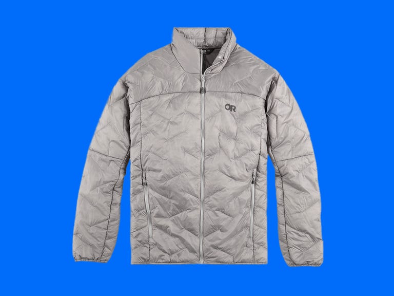 The Outdoor Research SuperStrand LT jacket is very lightweight yet warm