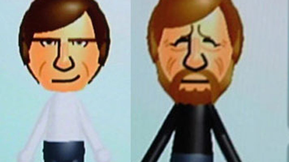 Harrison Ford as Han Solo in Star Wars and martial arts expert Chuck Norris