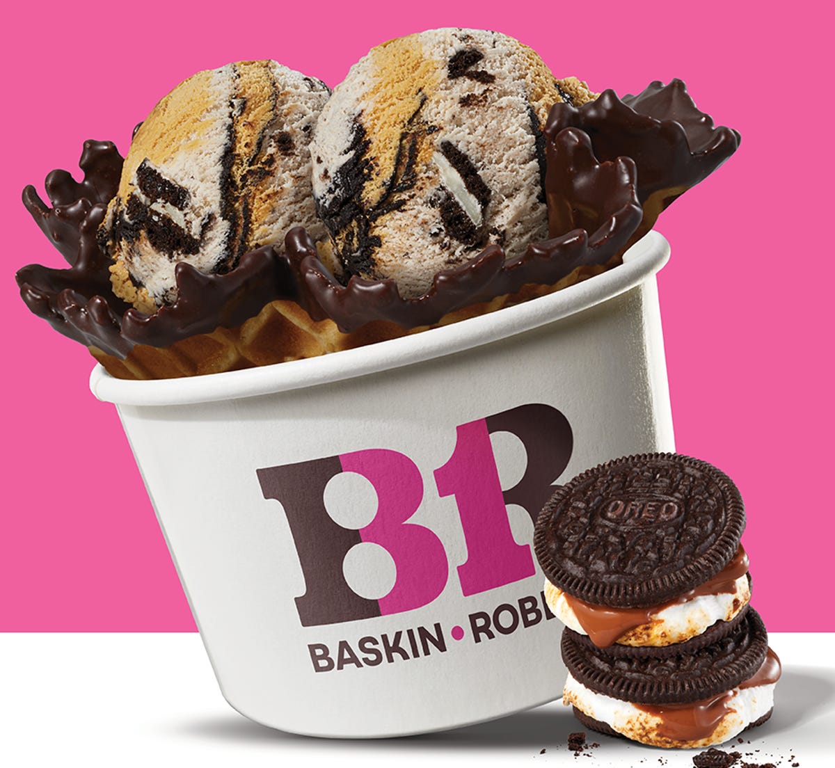 Baskin-Robbins new Oreo S'mores flavor