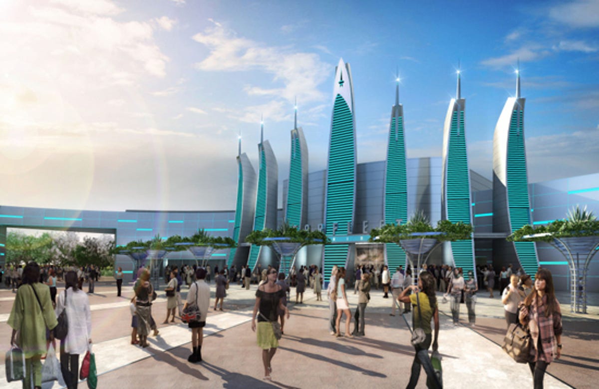 Plaza Futura -- located inside Spain's Paramount Park Murcia -- is being designed to appeal to "Star Trek" fans.