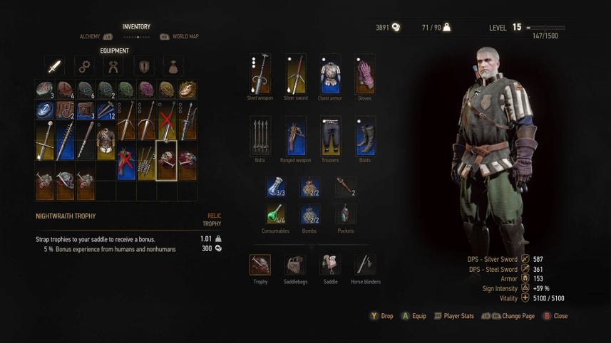 Where to sell your stuff in The Witcher 3: Wild Hunt