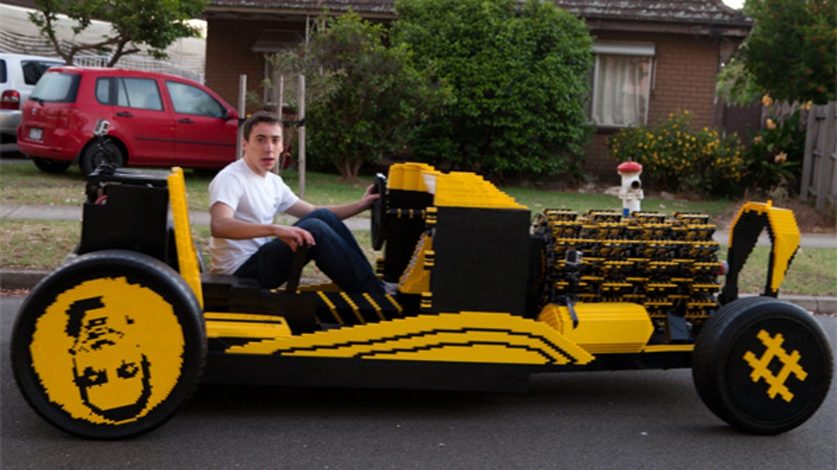 Full-size Lego car actually drives - CNET