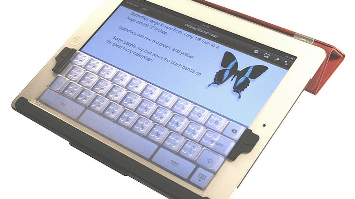 TouchFire iPad screen-top keyboard