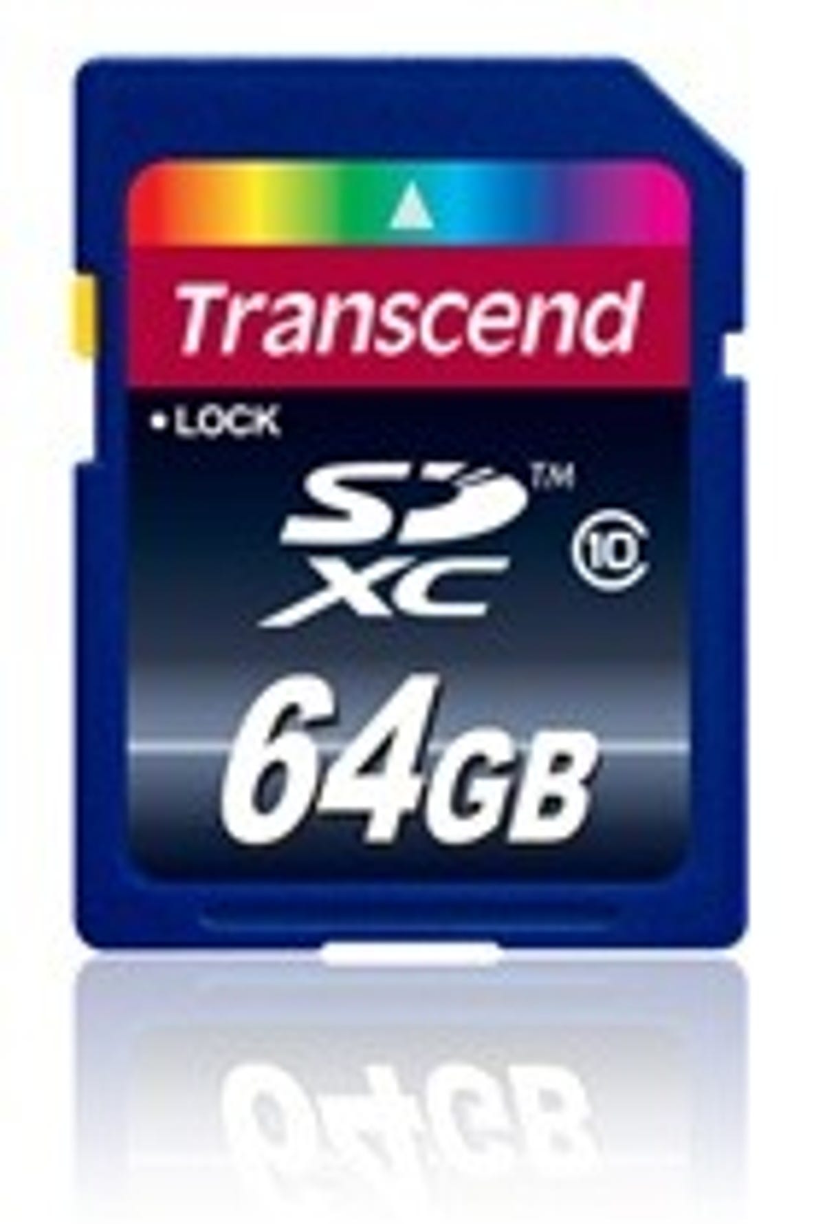 Transcend's 64GB SDXC card
