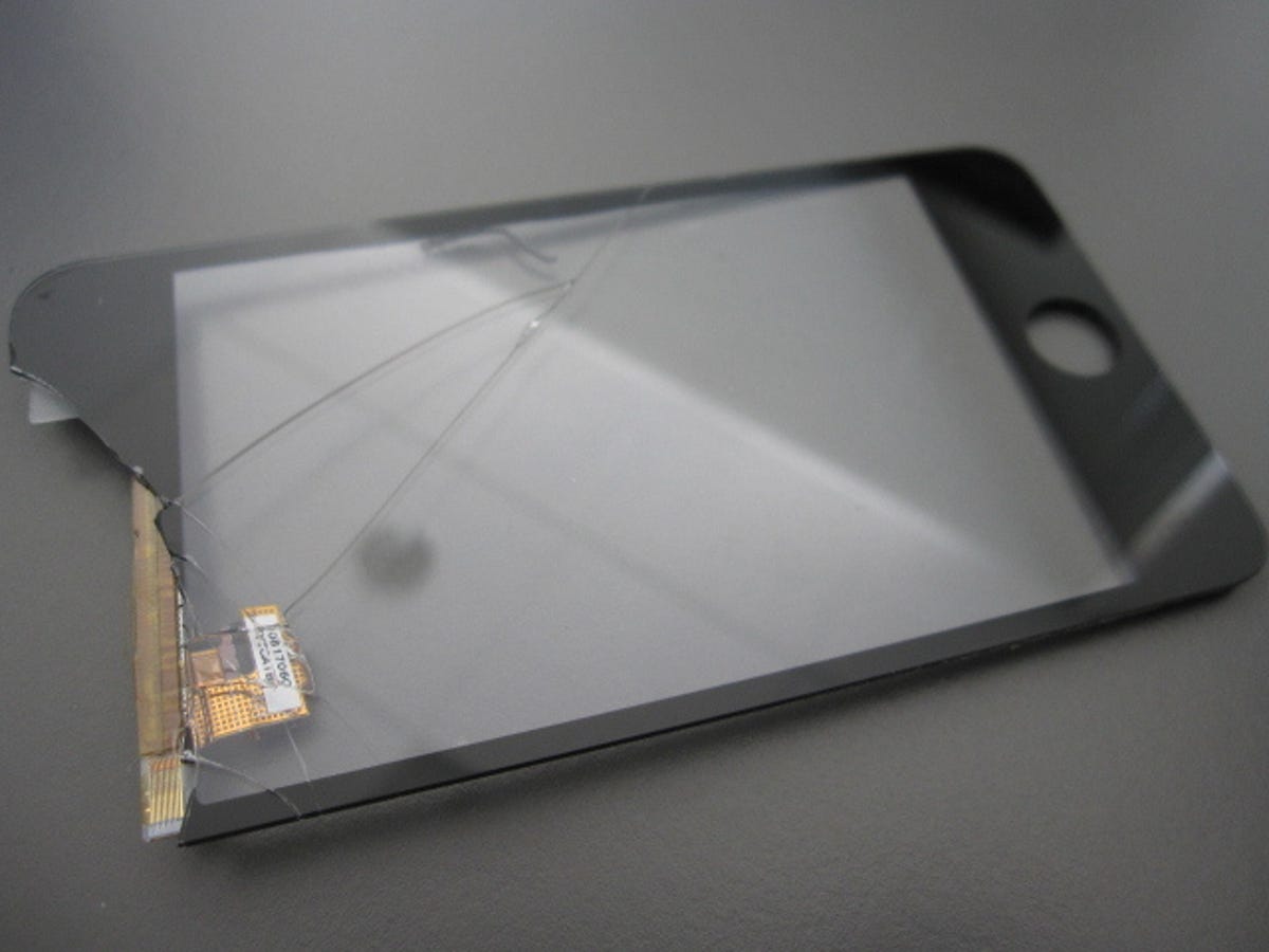 Broken iPod Touch screen.