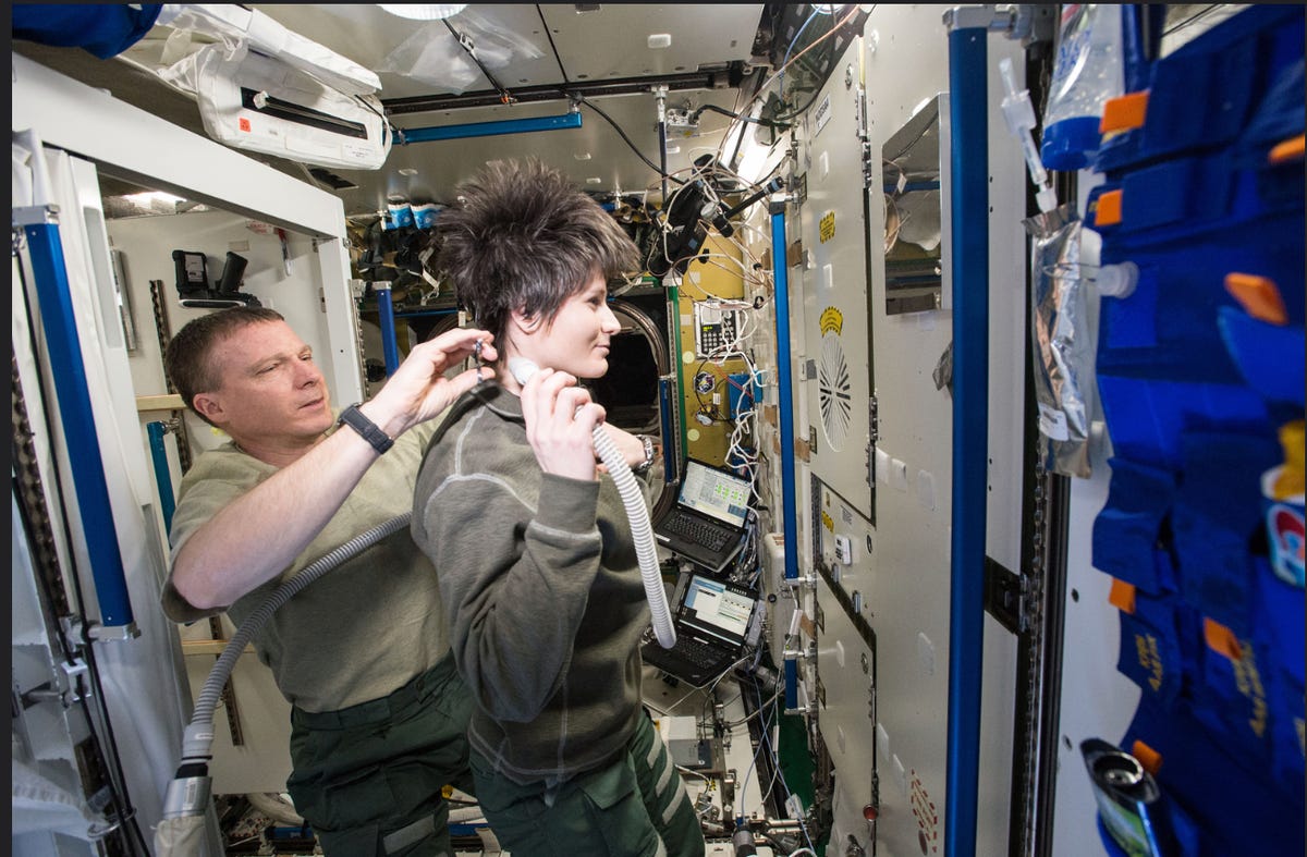 Haircuts in space