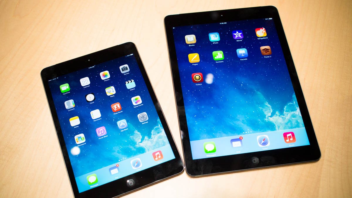 Apple's new iPads.