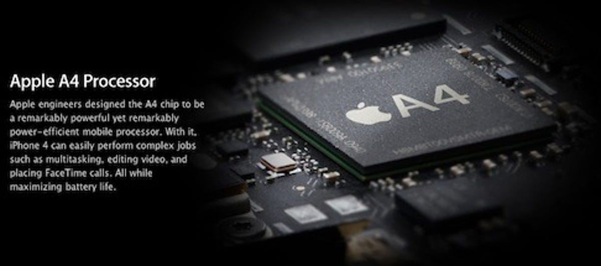 Apple is not bashful about trumpeting the A4 chip inside the iPhone 4. Which makes perfect sense, since it functions as the brain of the iPhone.