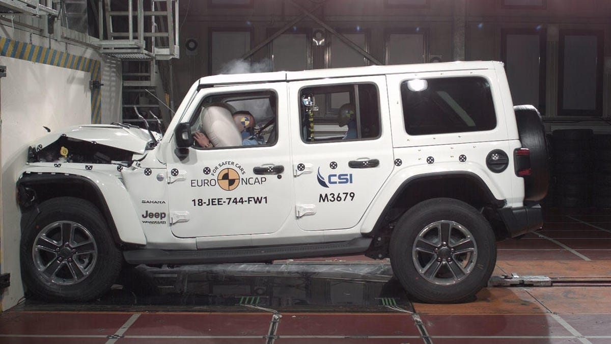 2018 Jeep Wrangler JL bombs Euro NCAP crash tests with one-star result -  CNET