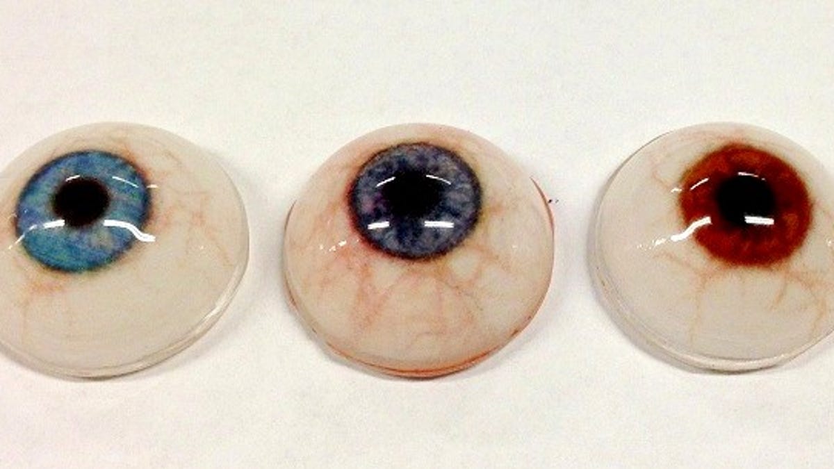 3D-printed eyes