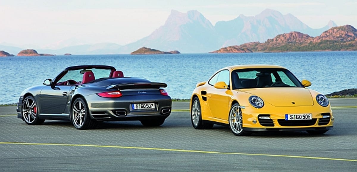 2010 Porsche 911 Turbo Cabriolet and Coupe
