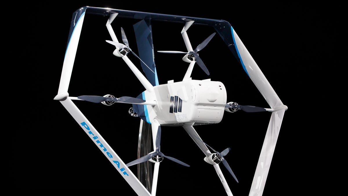 Amazon Prime Air Drone revealed at 2019 re:MARS conference