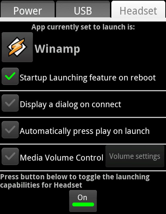 Plug In Launcher Winamp Selected