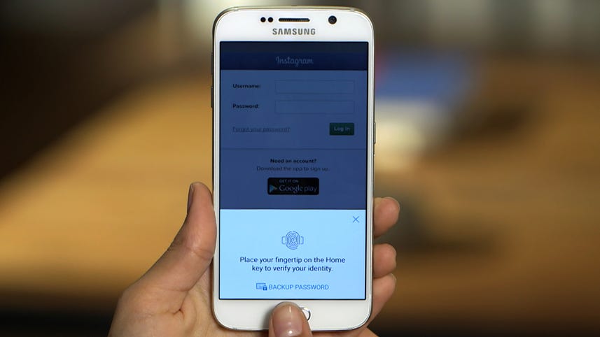 A fingerprint trick on the Galaxy S6 and S6 Edge