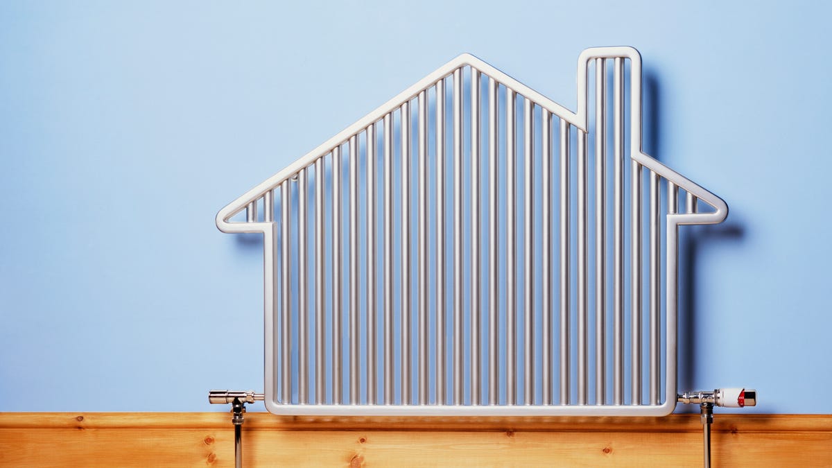 House-shaped radiator