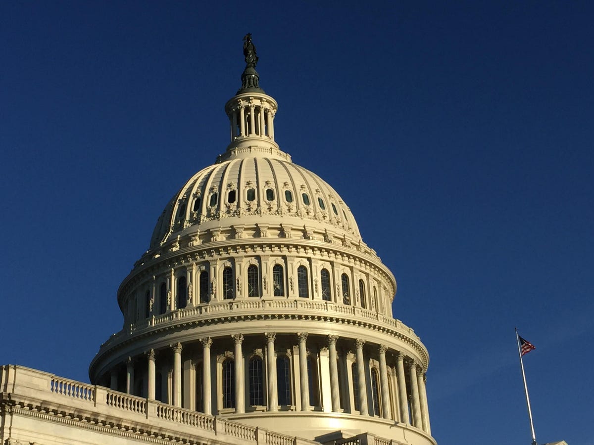 Washington'daki ABD Capitol'ün kubbesi