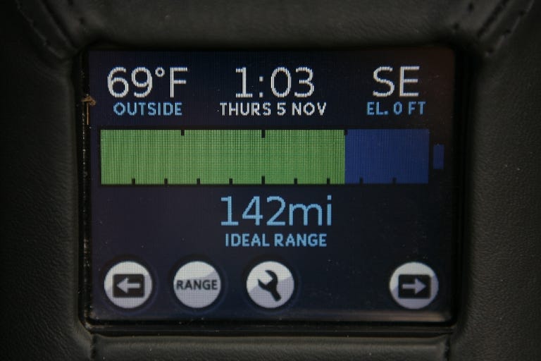 Tesla battery gauge