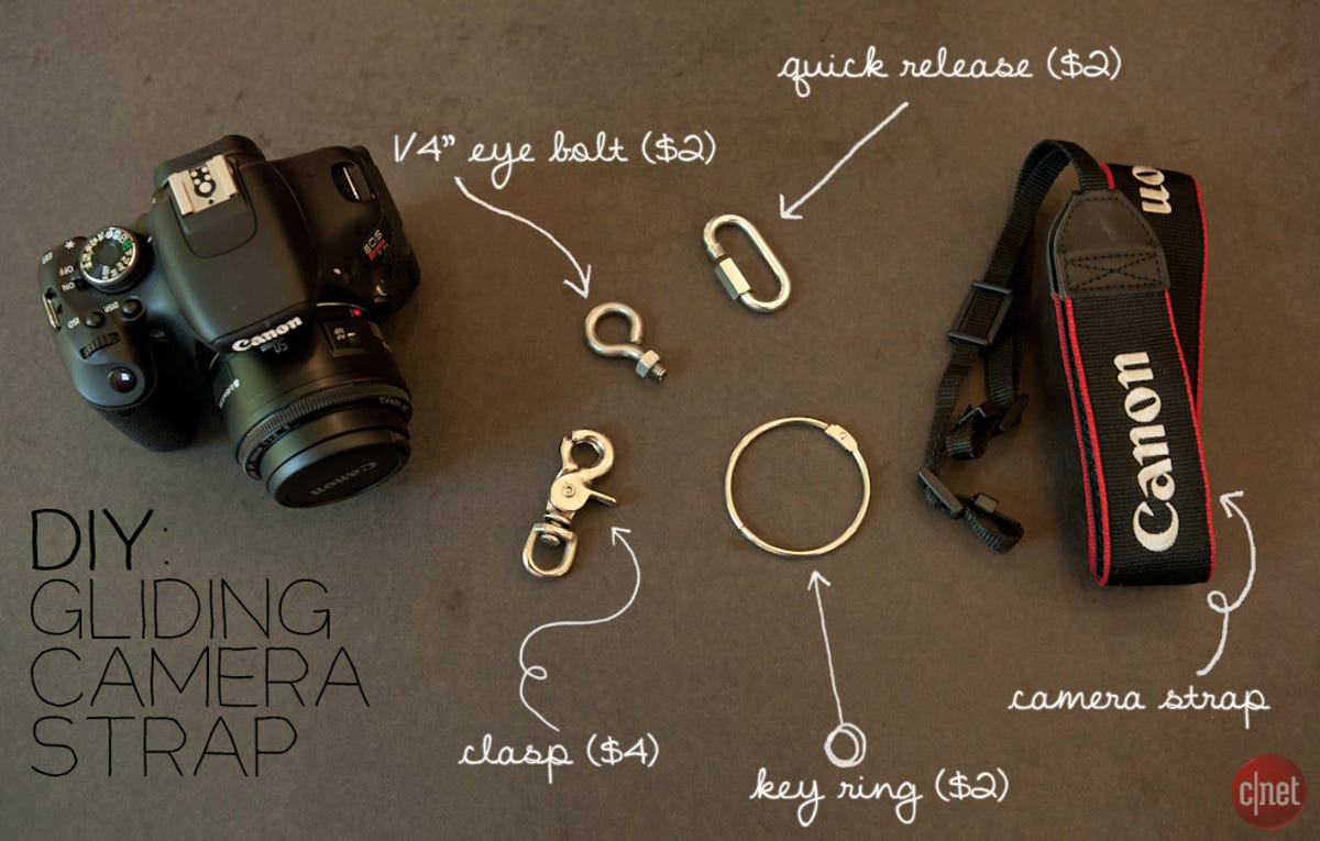 DIY: The $10 gliding camera strap - CNET