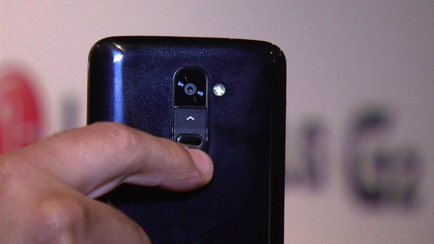 LG G2 moves buttons to the back