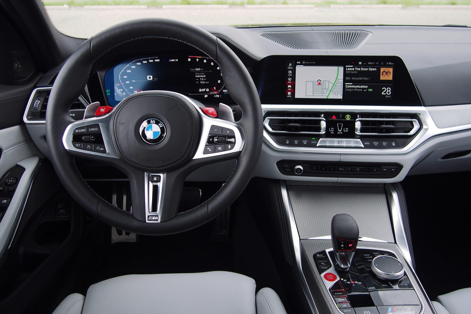 2021 BMW M3 Competition - interior