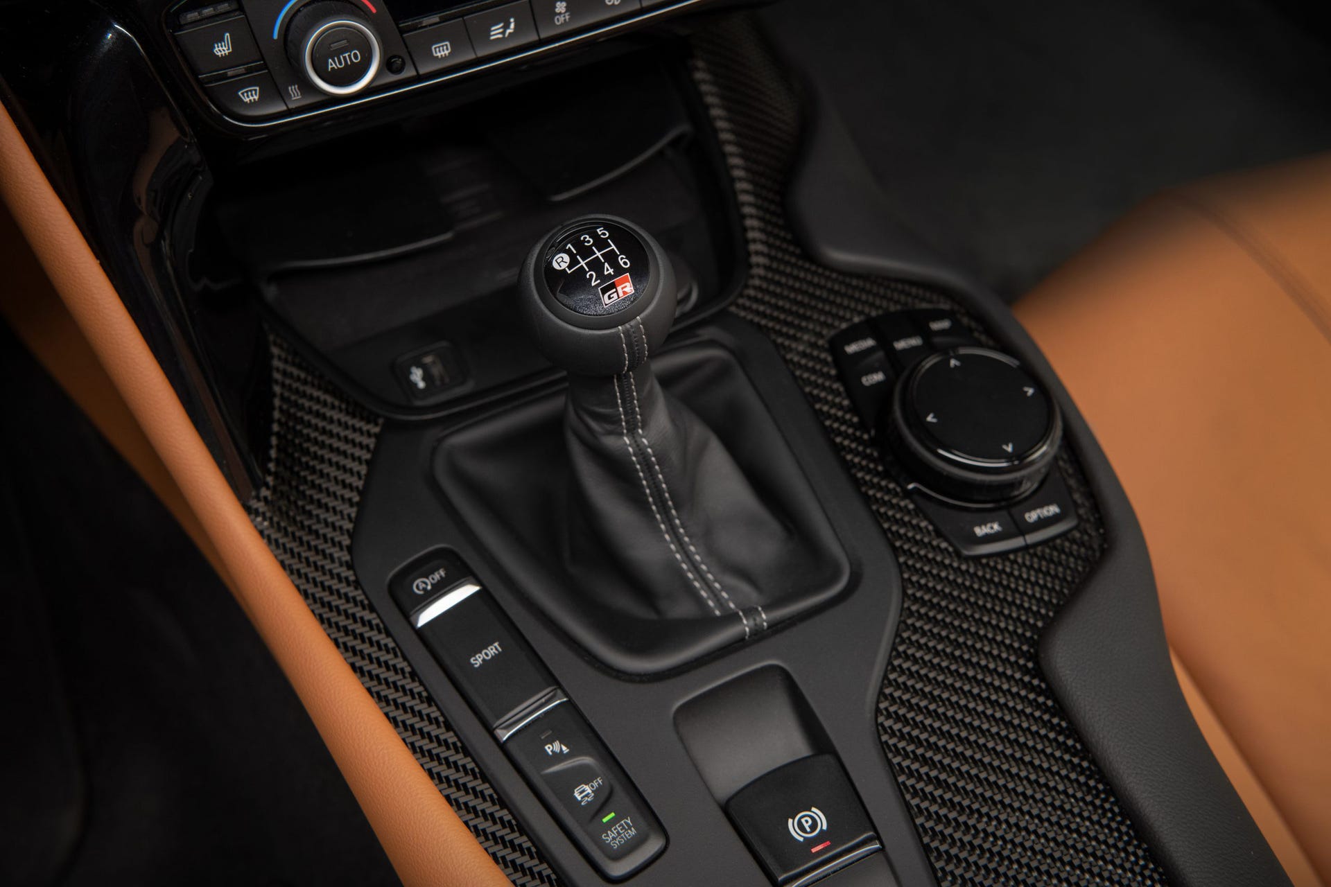 2023 Toyota Supra manual gearbox shifter