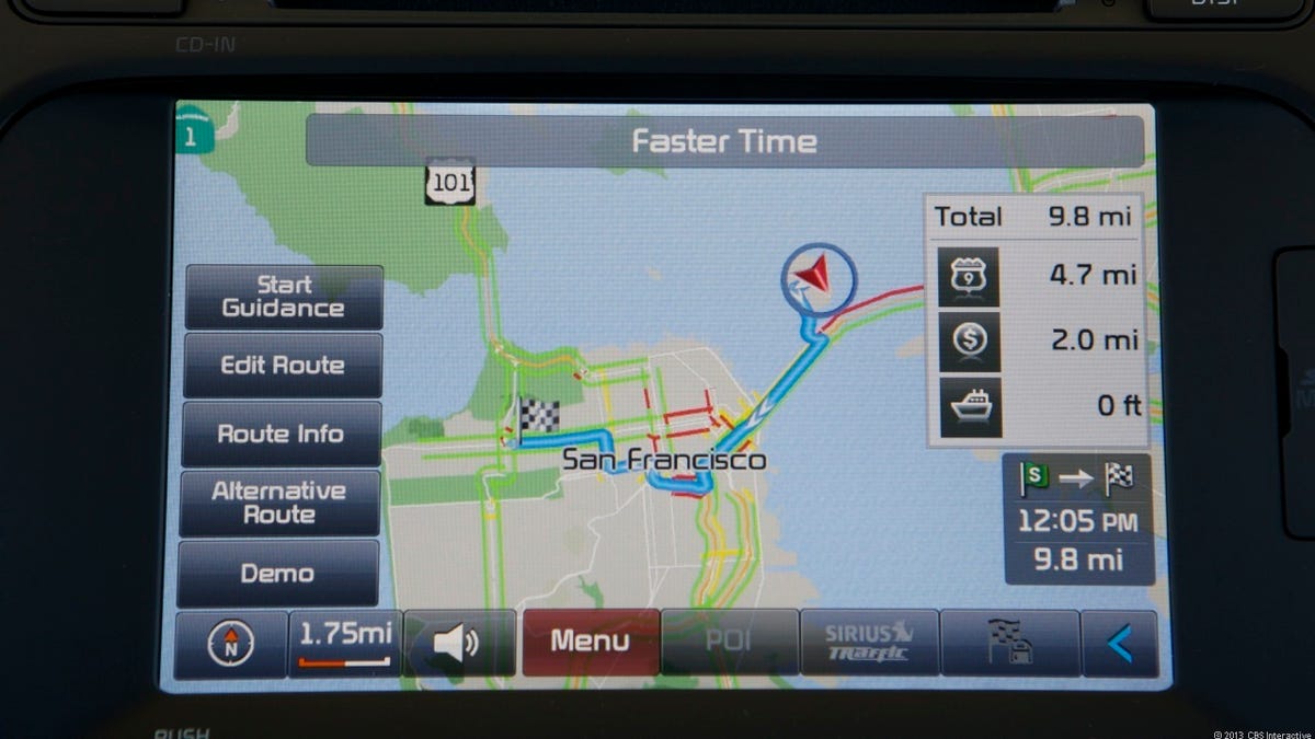Uvo interface (navigation)