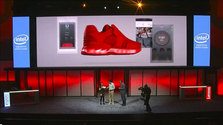 Lenovo sneak peeks smart shoe
