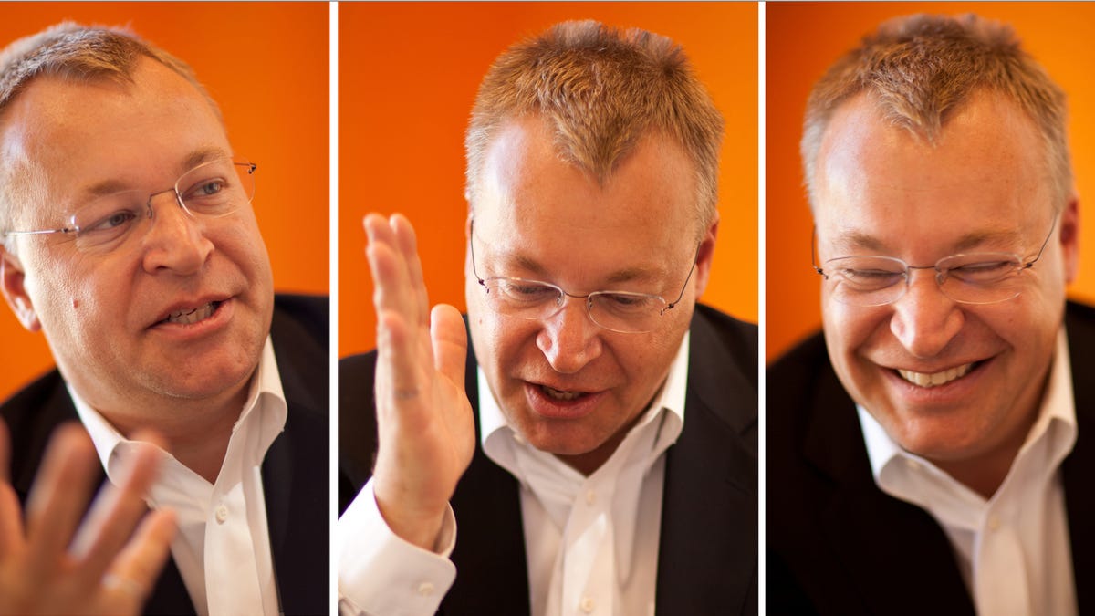 Nokia CEO Stephen Elop speaks with CNET October 2012
