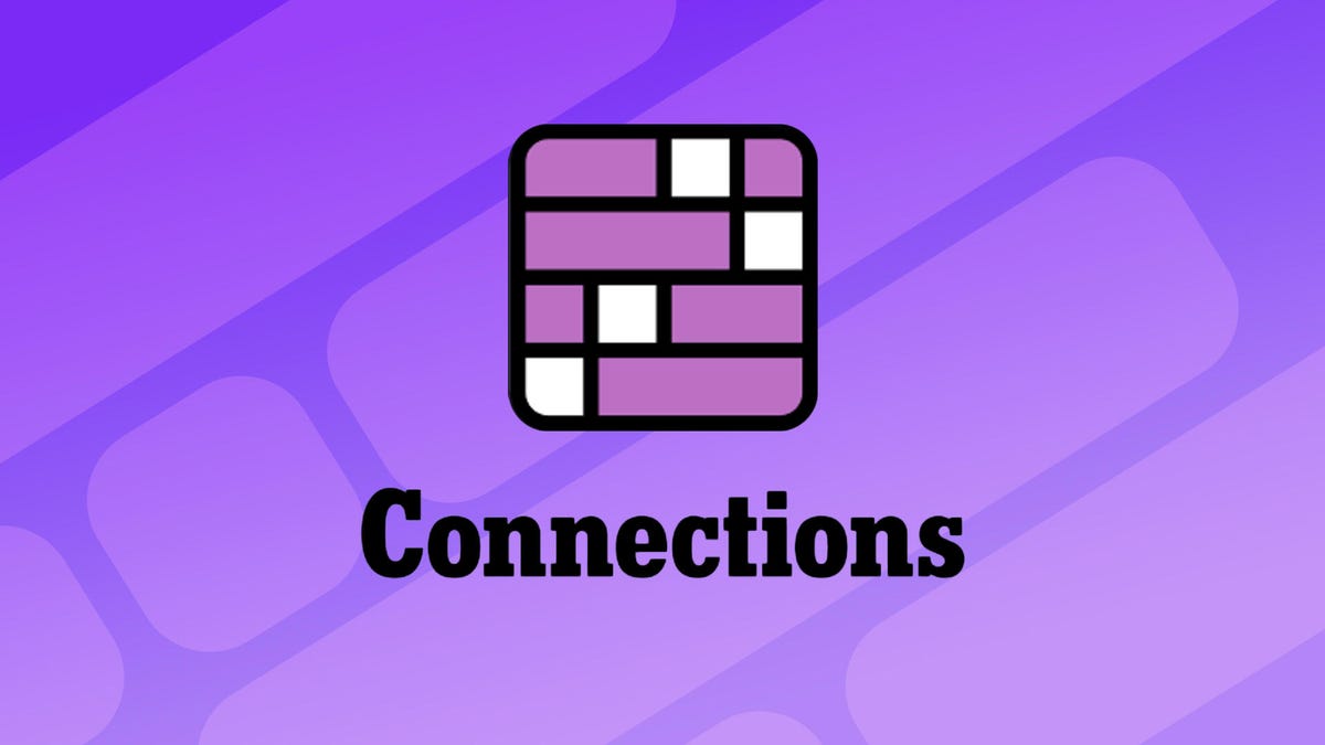 NYT Connections app logo on a purple gradient background