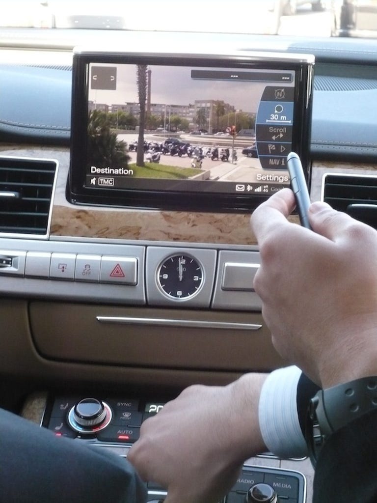 The 2011 Audi A8 demo-equipped with 4G infrastructure from Alcatel-Lucent will better support Google Earth navigation and other internet applications.