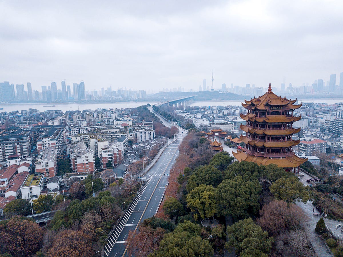 Panorama of Wuhan, China