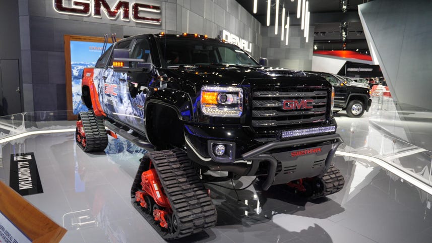 Ditch the chairlift with the GMC Sierra HD All Mountain Concept