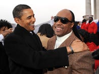 <p>Of course, Stevie Wonder is on former President Barack Obama's playlist.</p>
