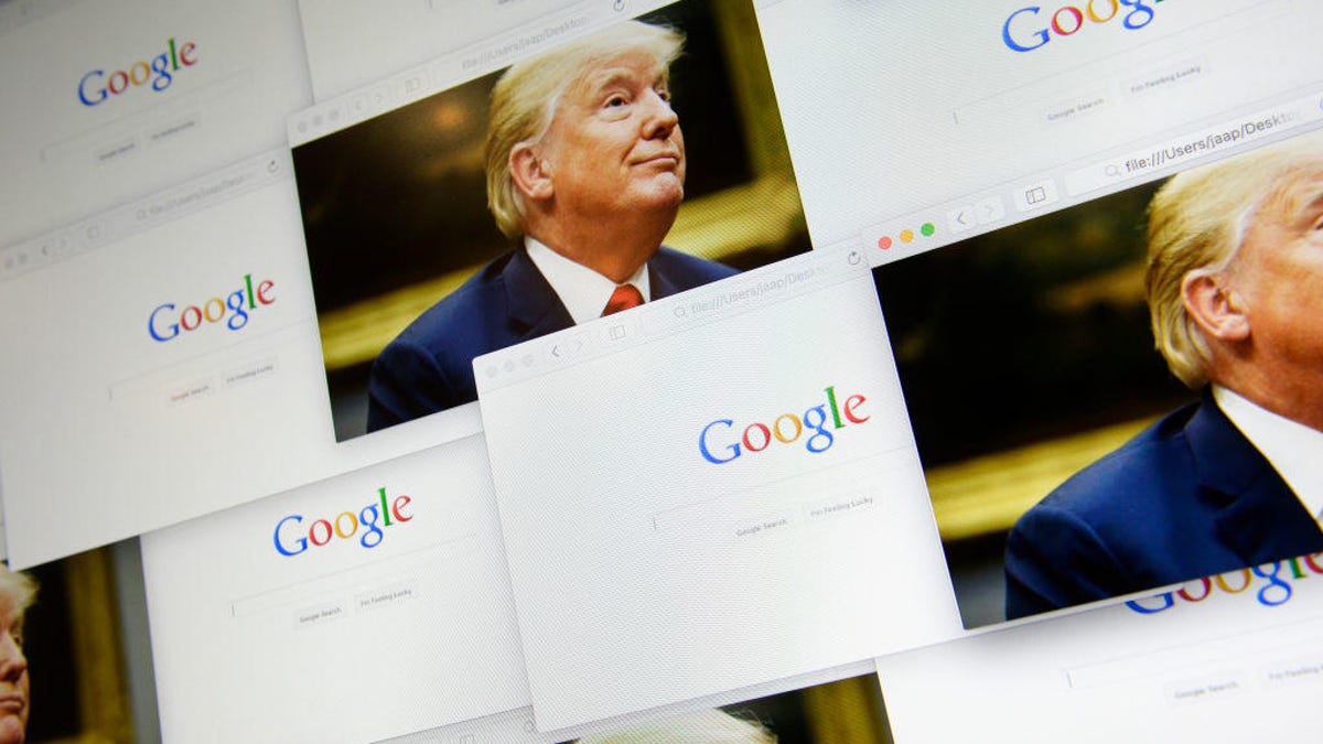 Trump Accuses Google of rigging search results
