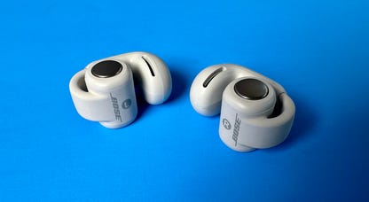 The Bose Ultra Open Earbuds have a physical control button