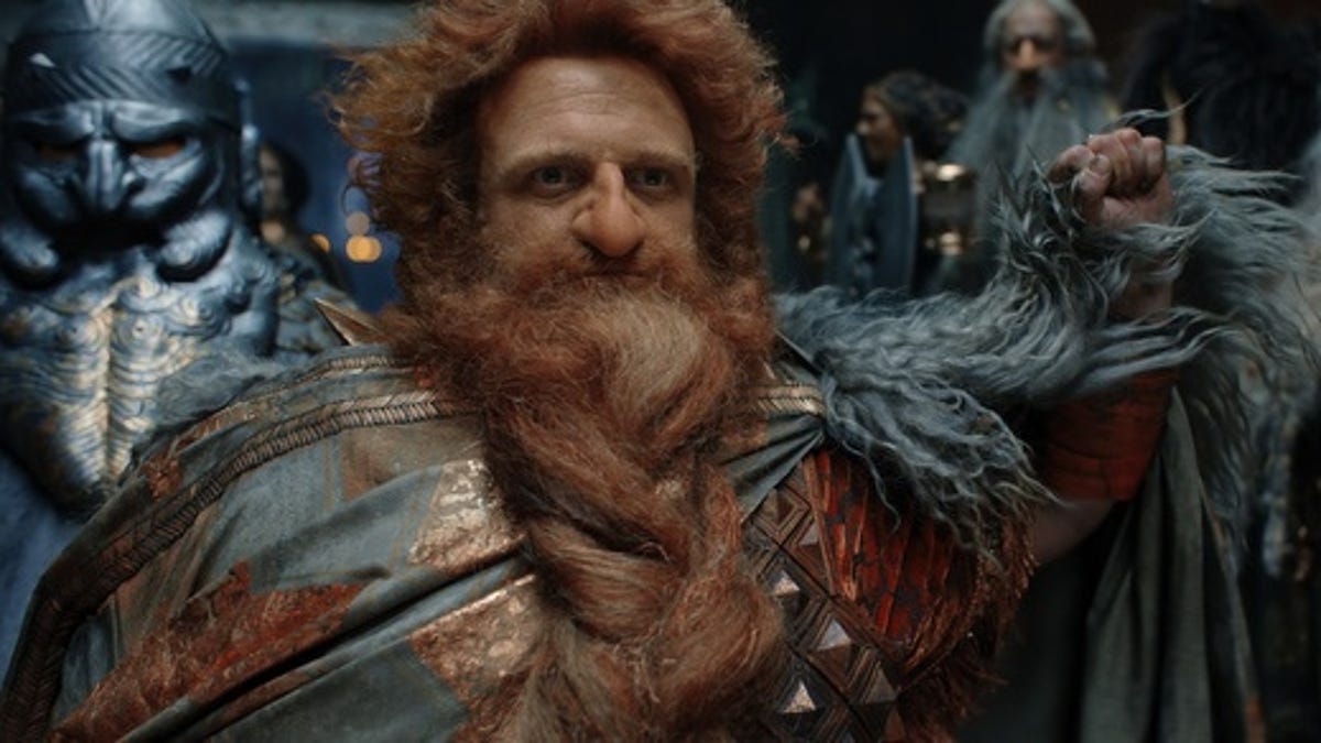Prince Durin IV with a long red beard.