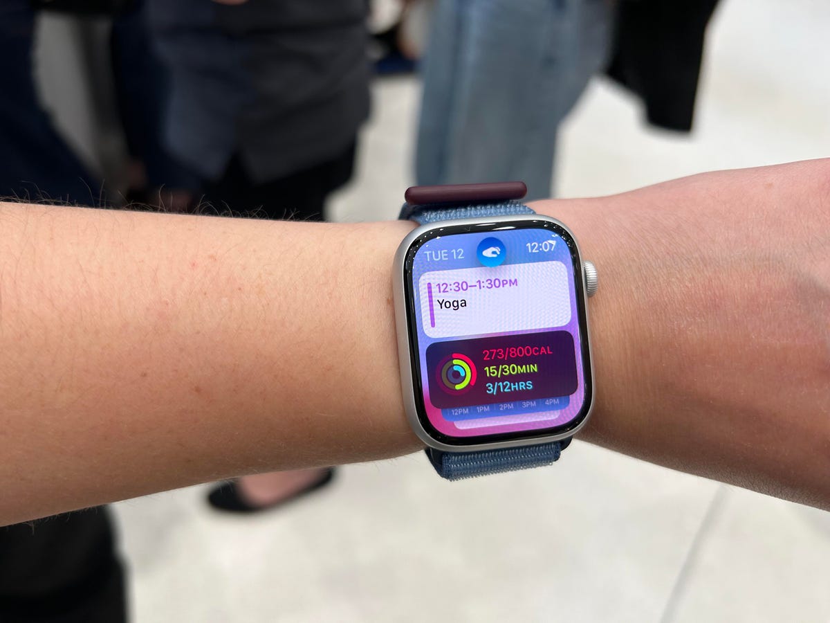 The Apple Watch Series 9 on a wrist